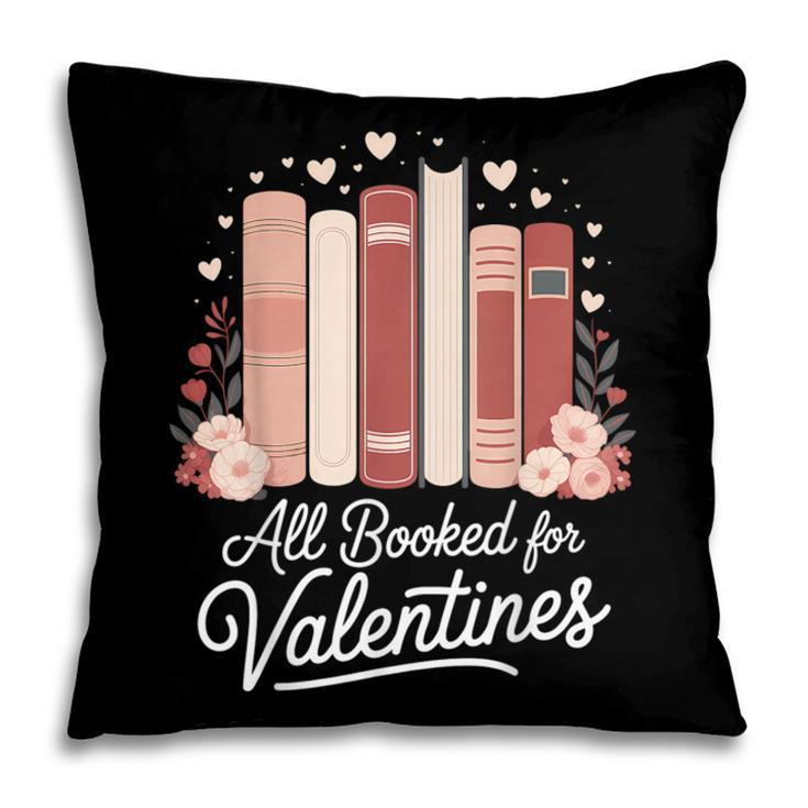 All Booked For Valentines Book Lovers Hearts Pillowcase All Booked For Valentines Book Lovers Hearts Pillowcase