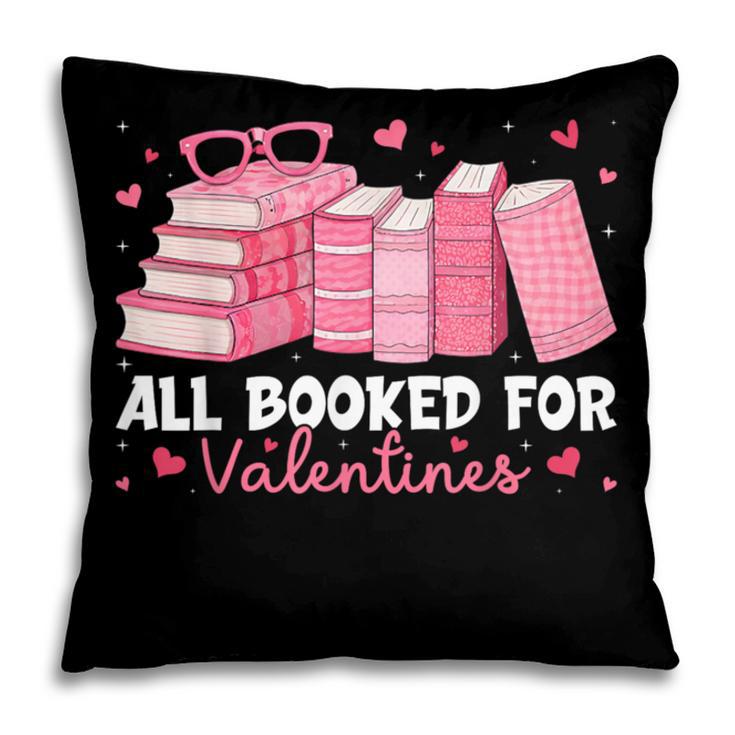 All Booked For Valentines Couple Bookworms Valentine’s Day Pillowcase