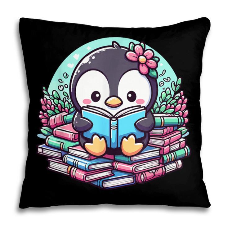 Bookish Penguin Heart A Readers Love Penguins Pillowcase Bookish Penguin Heart A Readers Love Penguins Pillowcase
