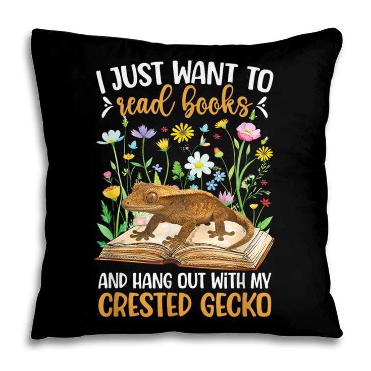 Books And Crested Gecko Owner Crestie Lover Pillowcase Books And Crested Gecko Owner Crestie Lover Pillowcase