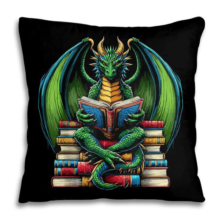 Books Dragon Reading Book Pillowcase Books Dragon Reading Book Pillowcase