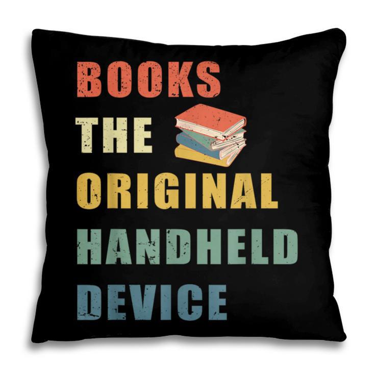 Books The Original Handheld Device Vintage Book Pillowcase