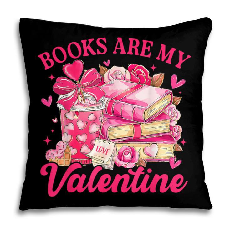 Books Are My Valentine Book Lover Heart Matching Party Pillowcase