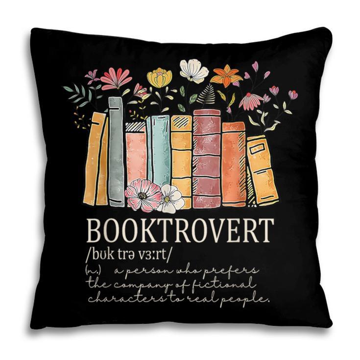 Booktrovert Cozy Book Lover Book Nerd Literary Humor Pillowcase