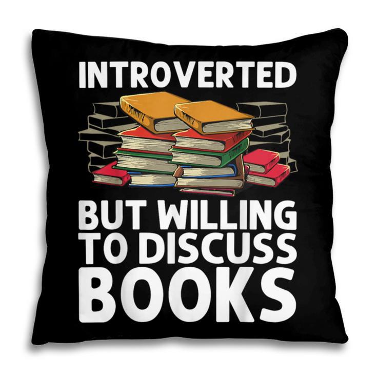 Bookworm Art For Men Women Book Reading Lover Bookish Pillowcase