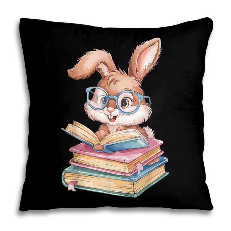 Bunny Rabbit Reading Books Rabbit Books Bunny Reader Pillowcase