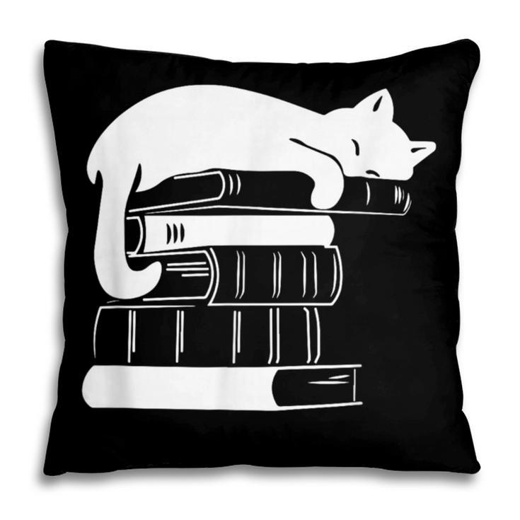 Cat Book Books And Cats Cat Lover Cat Mom Book Lovers Pillowcase Cat Book Books And Cats Cat Lover Cat Mom Book Lovers Pillowcase