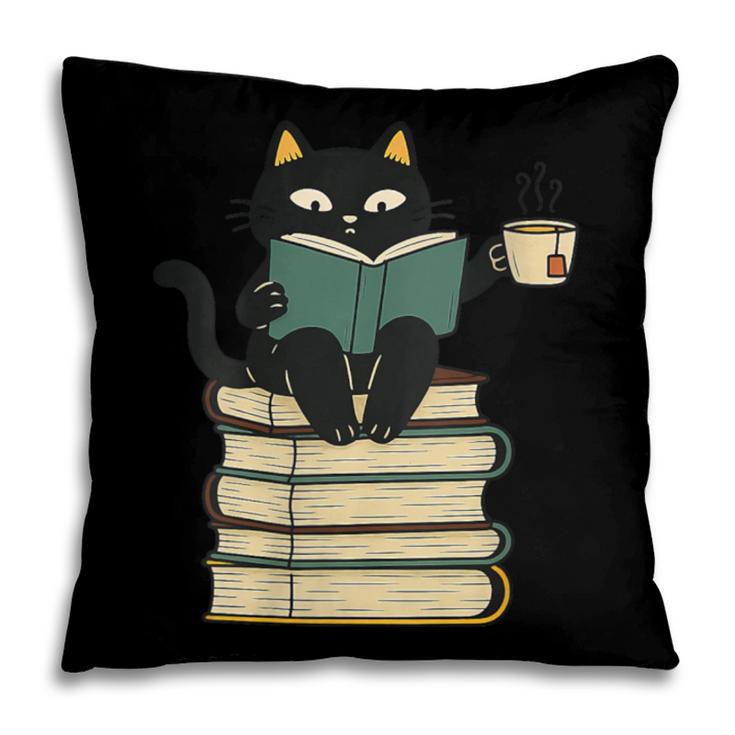 Cat Reading Book Pillowcase Cat Reading Book Pillowcase