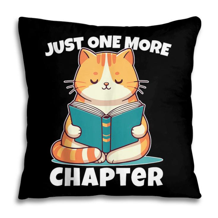 Cat Reading Books Bookworm Read One More Chapter Pillowcase Cat Reading Books Bookworm Read One More Chapter Pillowcase