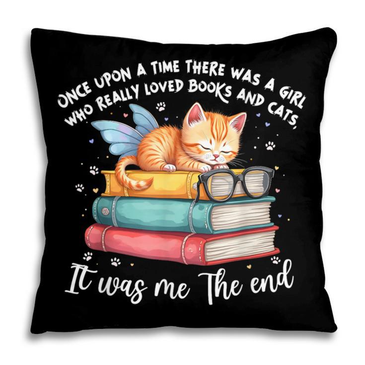 Cats And Books Easily Distracted By Book & Cat Lover Men Women Kids Pillowcase Cats And Books Easily Distracted By Book & Cat Lover Men Women Kids Pillowcase