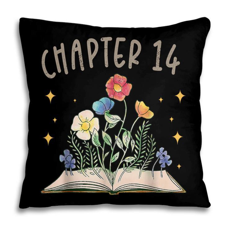 Chapter 14th Birthday Bookworm 14 Years Old For Book Lovers Pillowcase