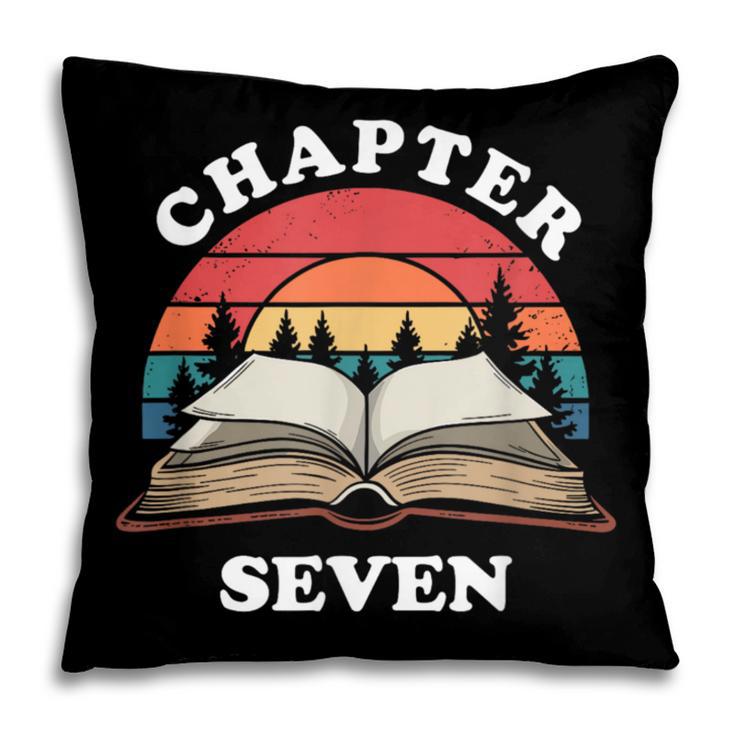 Chapter Seven Book Reading 7th Birthday 7 Year Old Pillowcase