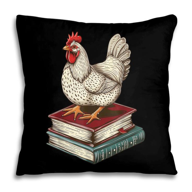 Chicken Books Back To School First Day Of School Boys Girls Pillowcase