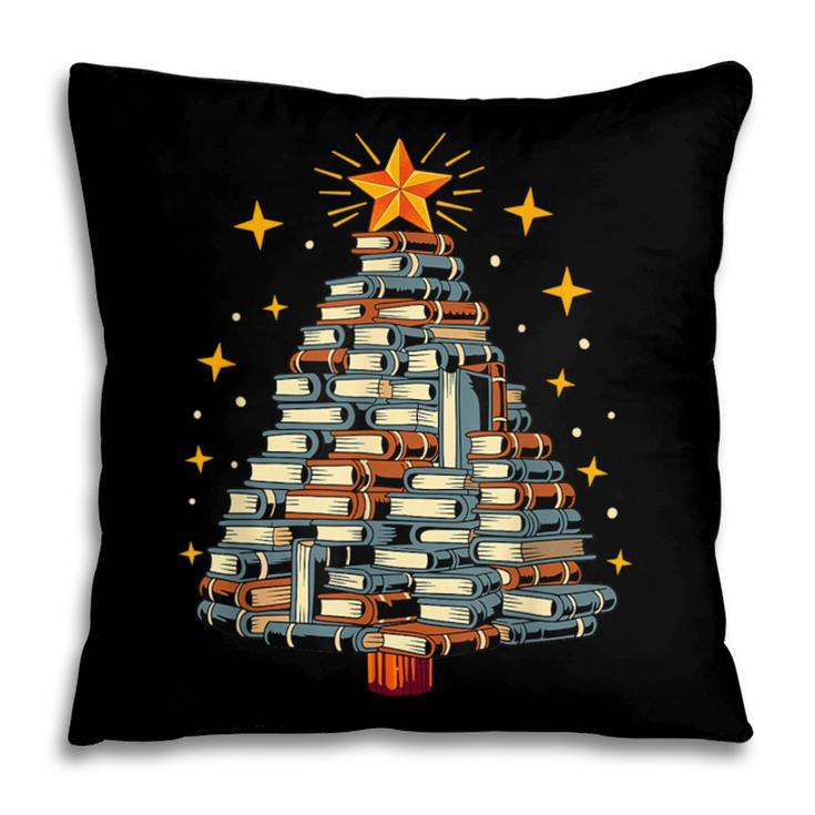 Christmas Tree Books Pillowcase