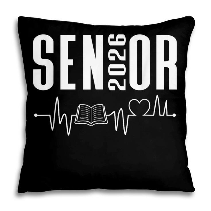 Class Of 2026 Senior Reading Themed Book Heartbeat Pillowcase Class Of 2026 Senior Reading Themed Book Heartbeat Pillowcase