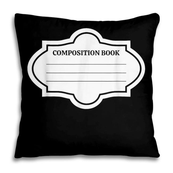 Composition Book Notebook Teacher's Halloween Group Costume Pillowcase Composition Book Notebook Teacher's Halloween Group Costume Pillowcase