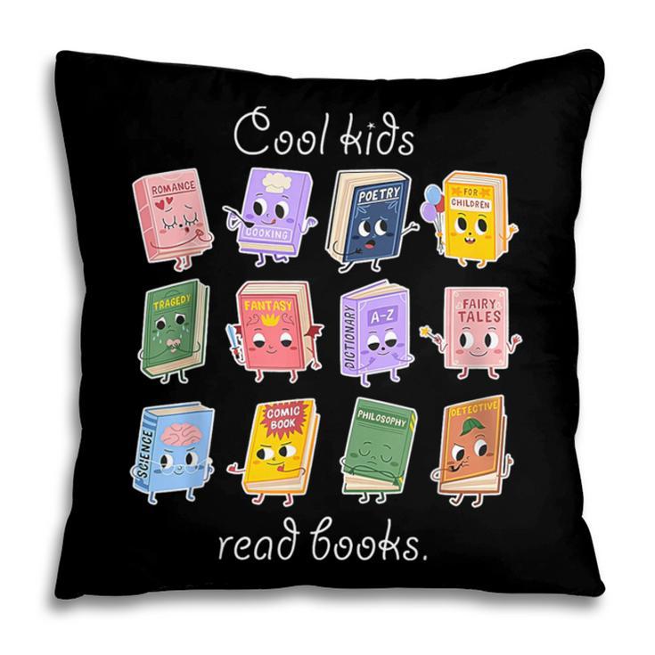 Cool Kids Read Books School Librarian Reading Teacher Pillowcase