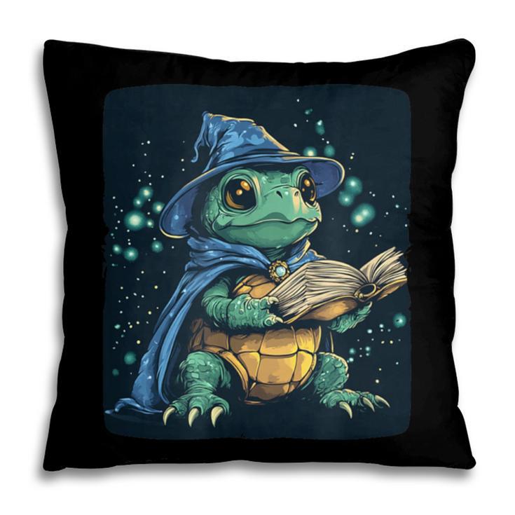 Cool Magical Book With Wizard Turtle For Adults And Kids Pillowcase Cool Magical Book With Wizard Turtle For Adults And Kids Pillowcase
