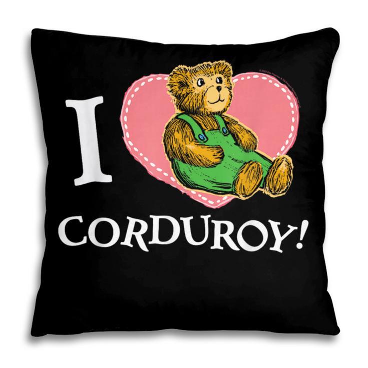 Corduroy I Heart Corduroy Teddy Bear Retro Children's Book Pillowcase