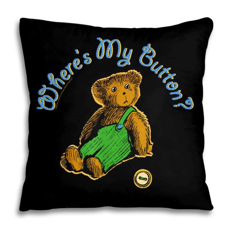 Corduroy Where's My Button Teddy Bear Retro Children's Book Pillowcase Corduroy Where's My Button Teddy Bear Retro Children's Book Pillowcase