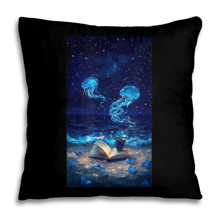 Cosmic Botanical Book Lover Reading Pillowcase