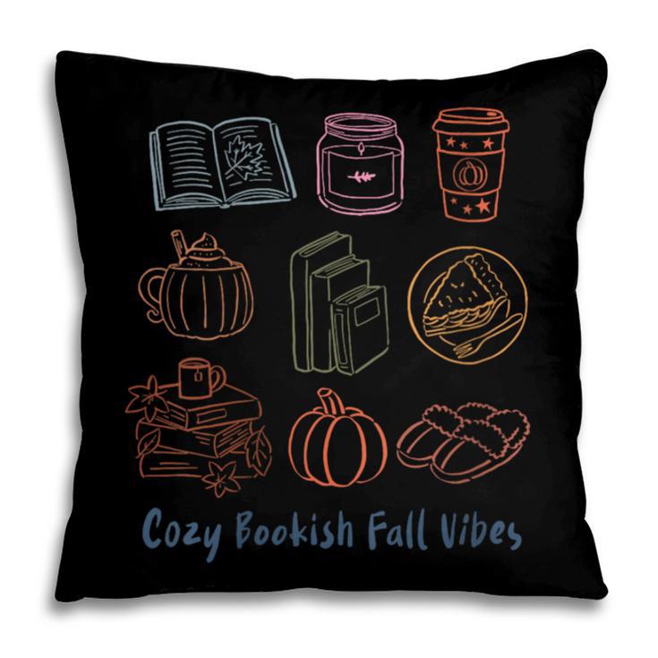 Cozy Bookish Fall Vibes Pumpkin Latte Books Autumn Reading Pillowcase