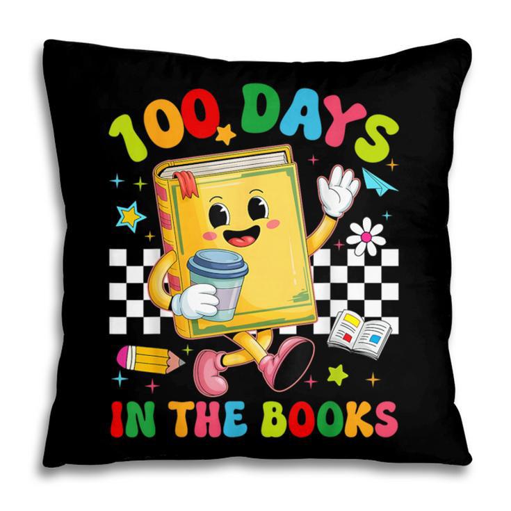 Cute 100 Days In The Books Groovy Boy Girl Teacher Pillowcase
