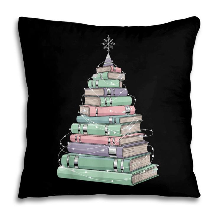 Cute Bookmas Christmas Book Tree Book Lover Teacher Pillowcase