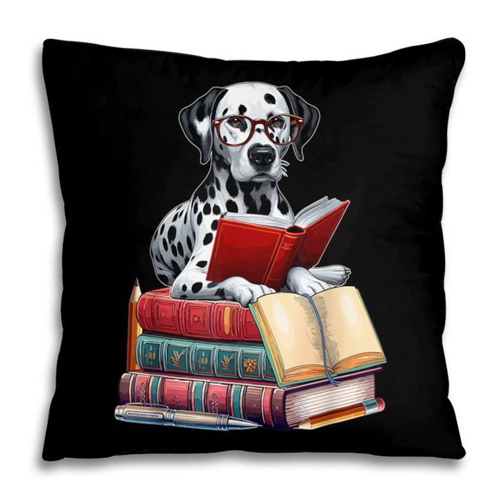 Dalmatian Reading Books Matching Bookworm Readers Librarian Pillowcase Dalmatian Reading Books Matching Bookworm Readers Librarian Pillowcase