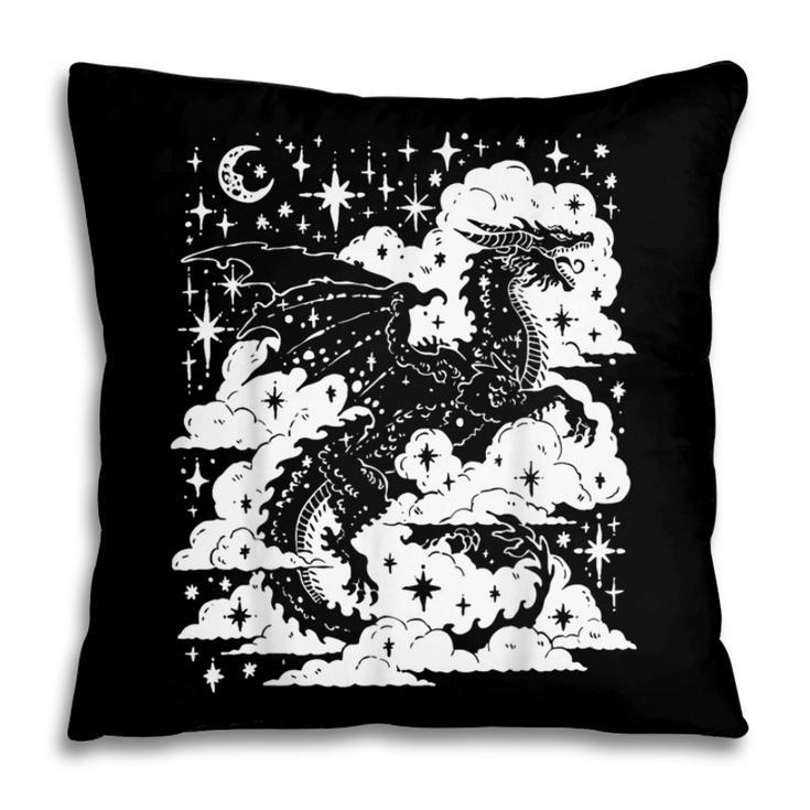 Dark Academia Fantasy Dragon Book Lover Bookish Goblincore Pillowcase