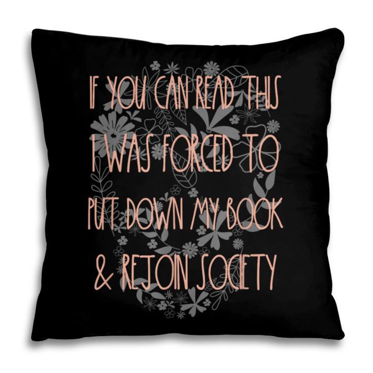 Dark Romance Put Down My Book Spicy Bookish Merch Romantasy Pillowcase