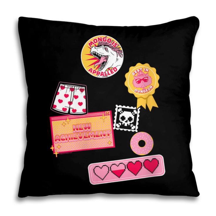 Dungeon Crawler Carl Colorful Sticker Collage LitRPG Book Pillowcase