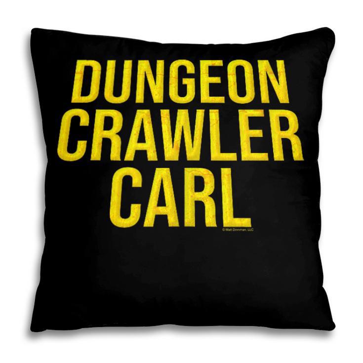 Dungeon Crawler Carl Yellow Text Logo LitRPG Series Book Pillowcase Dungeon Crawler Carl Yellow Text Logo LitRPG Series Book Pillowcase