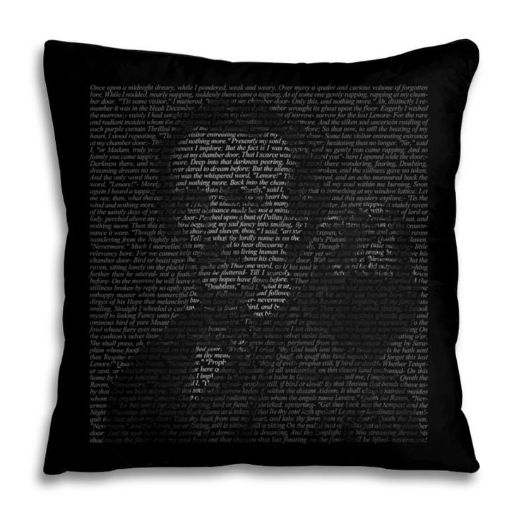 Edgar Allen Poe & Raven Reading Bookworm Reader Pillowcase