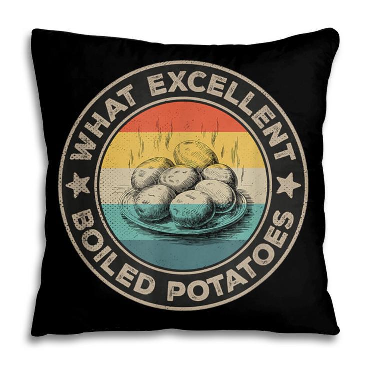 What Excellent Boiled Potatoes Retro Book Vintage Literature Pillowcase