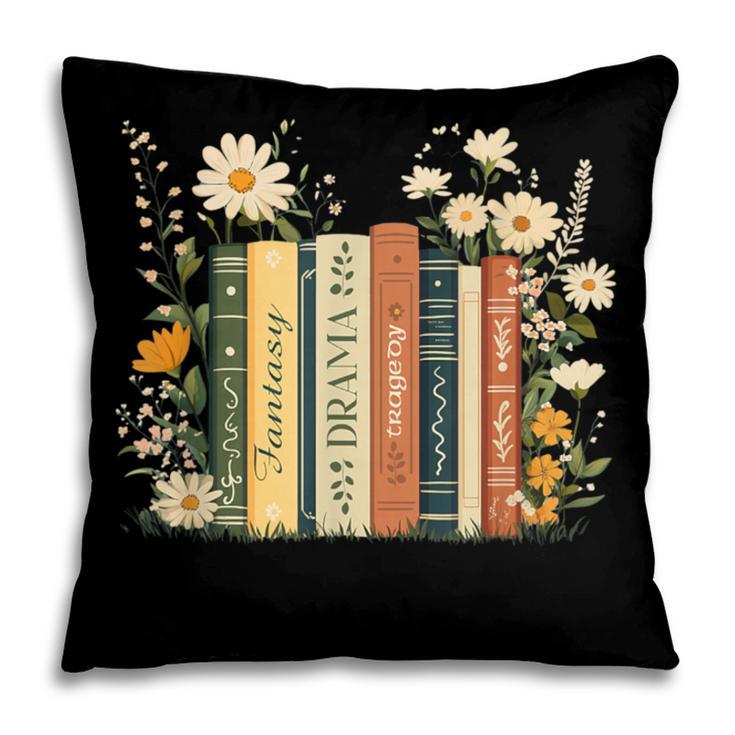 Fantasy Drama Tragedy Book Floral Subtle Pillowcase