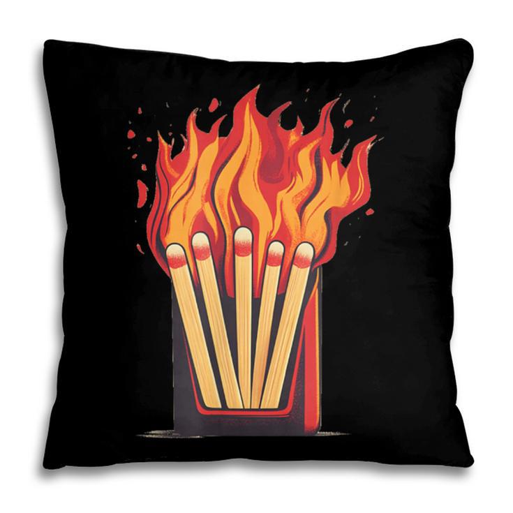Flames And Lighter Costume For Matchbook Lovers Pillowcase Flames And Lighter Costume For Matchbook Lovers Pillowcase