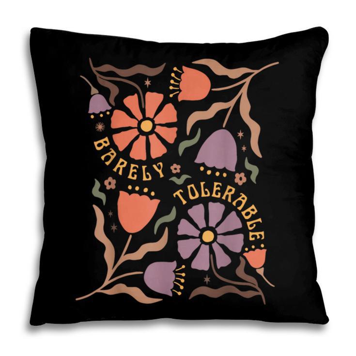 Floral Pride & Prejudice Barely Tolerable Book Lover Bookish Pillowcase