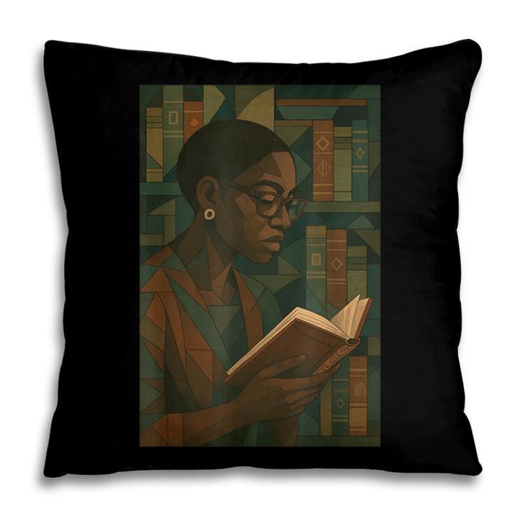 Geometric History Educated Women Teacher Book Melanin Pillowcase Geometric History Educated Women Teacher Book Melanin Pillowcase