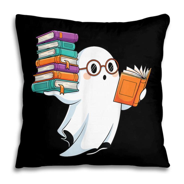 Ghost Reading Books Halloween Library Pillowcase Ghost Reading Books Halloween Library Pillowcase