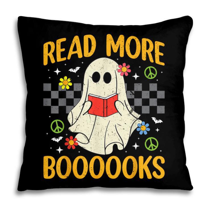 Ghost Reading Books Teacher Student Halloween Read More Book Pillowcase