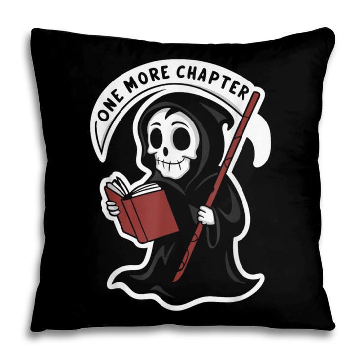 Grim Reaper Bookworm Cute Book Reading Halloween Pillowcase Grim Reaper Bookworm Cute Book Reading Halloween Pillowcase