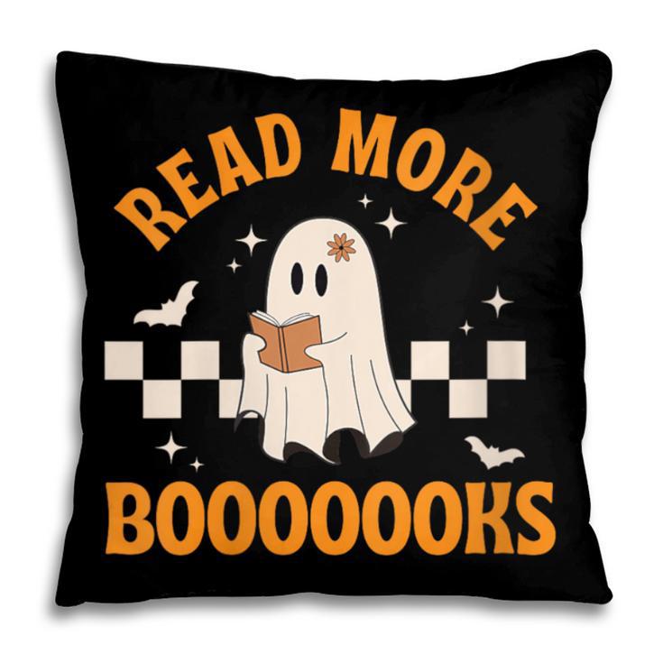 Groovy Halloween Teacher Spooky Read More Book Women Girl Pillowcase