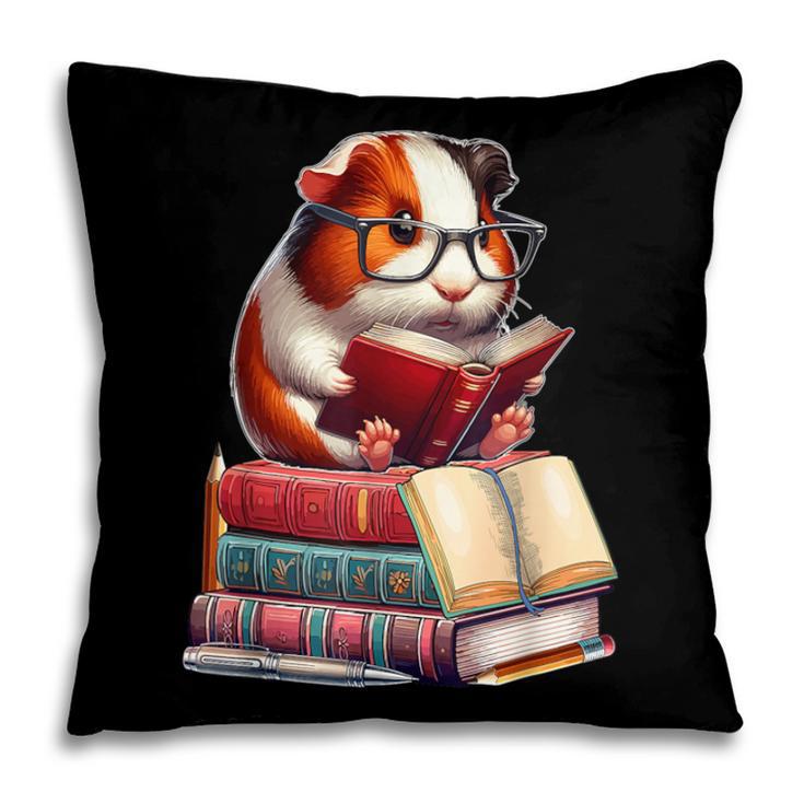 Guinea Pig Reading Books Matching Bookworm Readers Librarian Pillowcase