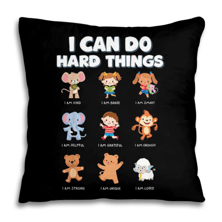 I Can Do Hard Things Children's Book Characters Pillowcase