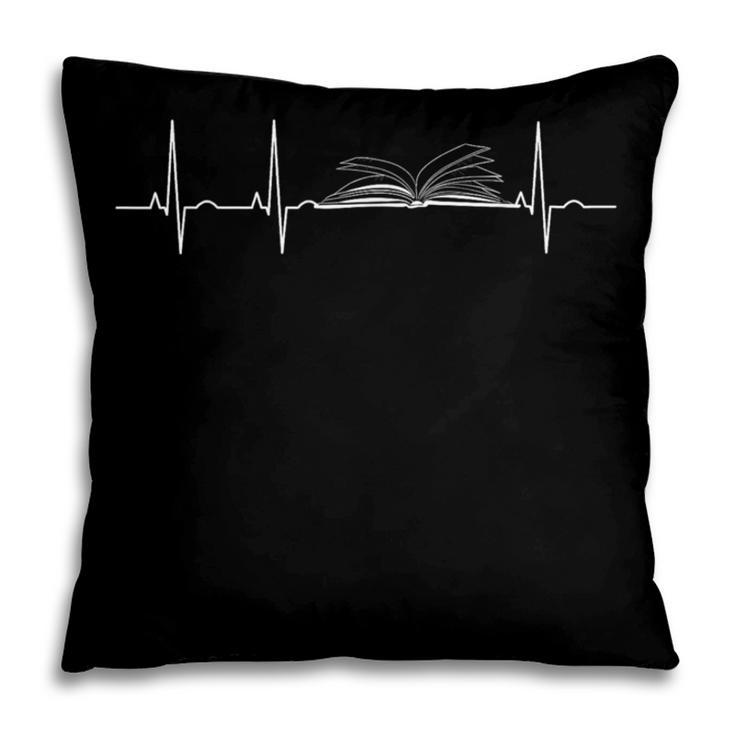 Heartbeat Book Reader Reading Lover Pillowcase