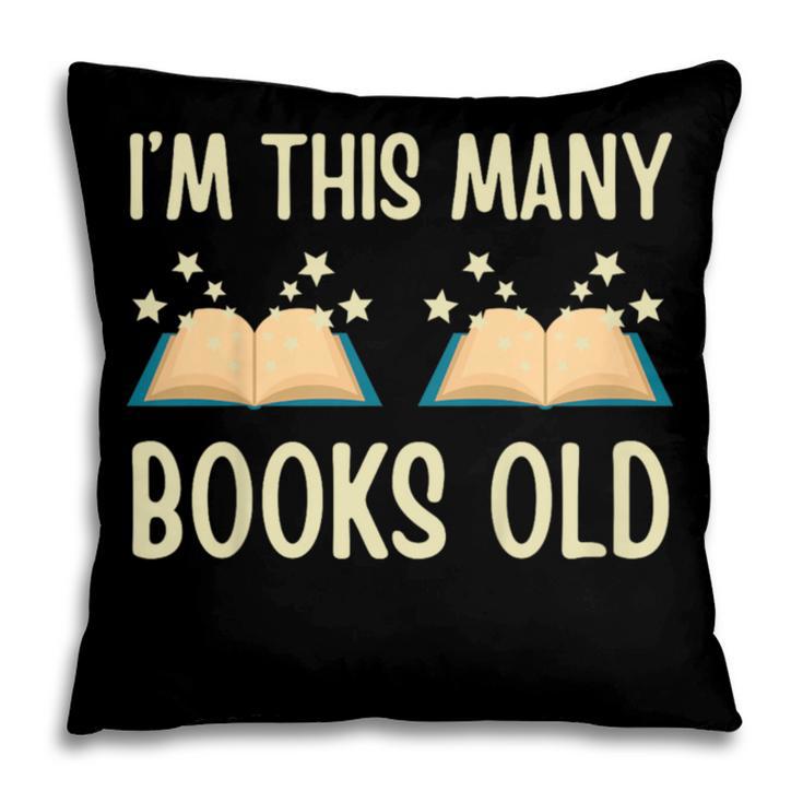 I'm This Many Books Old Read Book 2nd Birthday 2 Years Old Pillowcase I'm This Many Books Old Read Book 2nd Birthday 2 Years Old Pillowcase