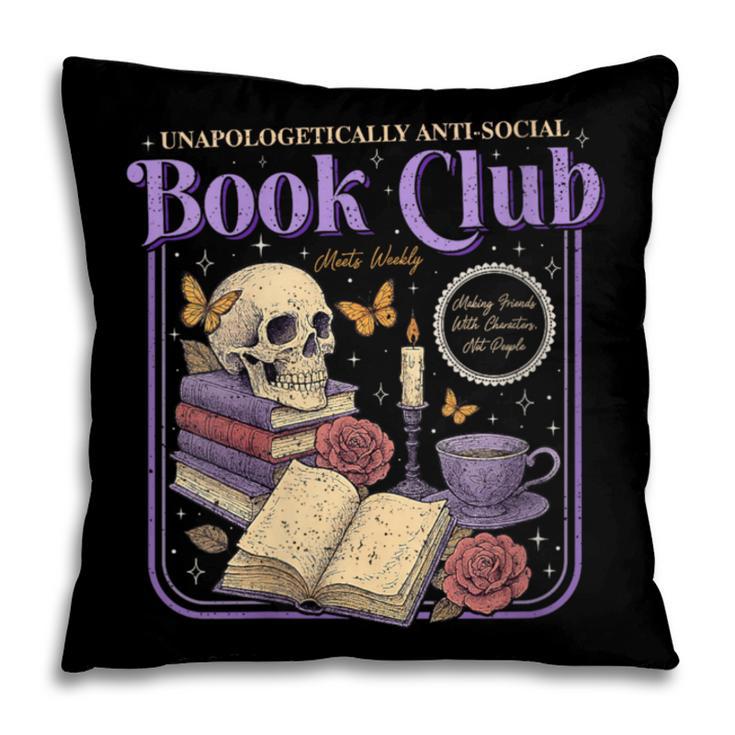 Introverted Romance Unapologetically Anti-Social Book Club Pillowcase Introverted Romance Unapologetically Anti-Social Book Club Pillowcase