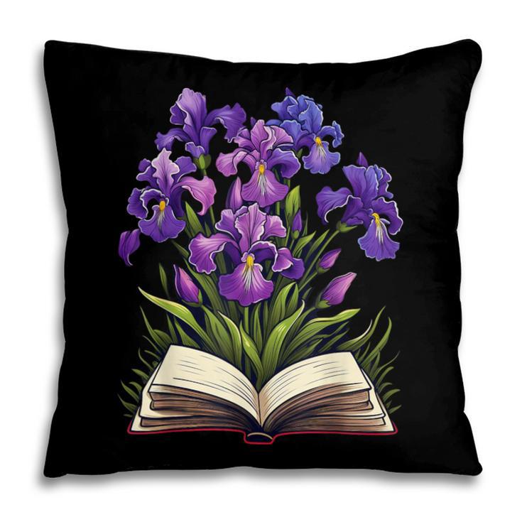 Irises Flowers Book Iris Floral Pillowcase