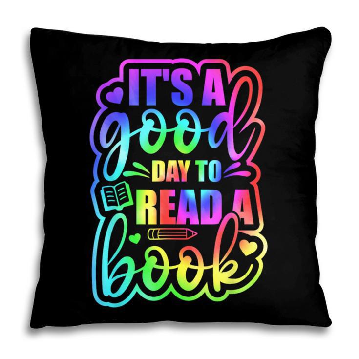 Its A Good Day To Read Book Kids Boys Girls Reading Graphic Pillowcase